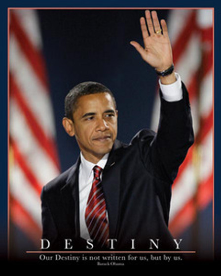 Barack Obama: Destiny (20 x 16) Art Print