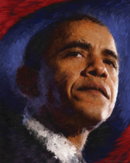 New Beginnings Obama Art Print