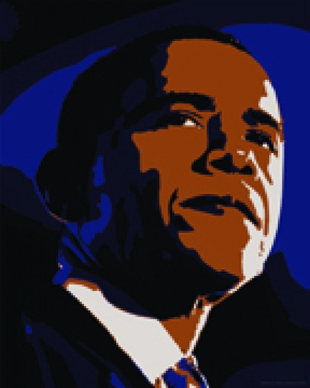 Decobama Obama Art Print