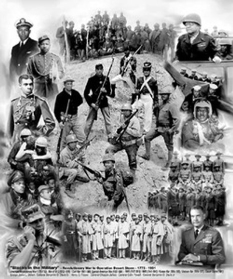 Blacks in the Military Art Print - Wishum Gregory