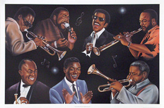 The Greatest of All - Rhythm & Jazz Art Print - Jerome Brown The Greatest of All - Rhythm & Jazz Art Print - Jerome Brown