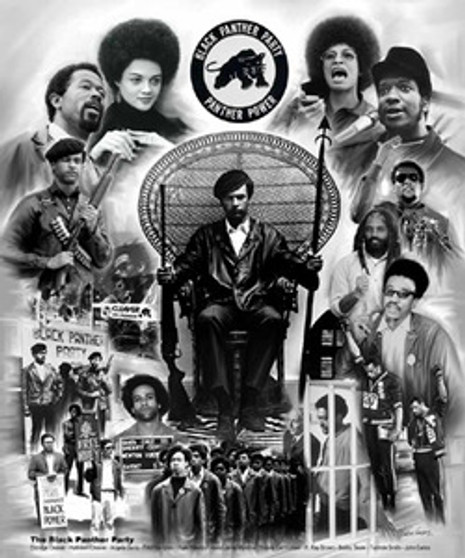 The Black Panther Party Art Print - Wishum Gregory