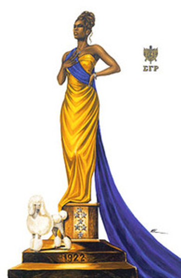  Elegance (11.75x 18) - Sigma Gamma Rho Art Print - Kevin A. Williams - WAK