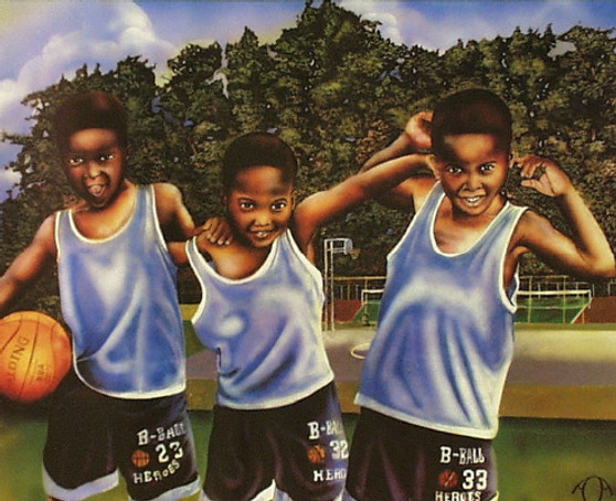 B-Ball Heroes -- Art Print -- Anthony Armstrong