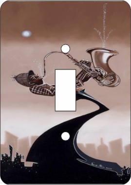 Feeling the Groove Single Light Switch Cover--Brother Eric