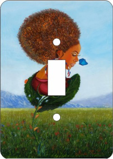 Growth of a Woman Single Light Switch Cover--Oronde Kairi