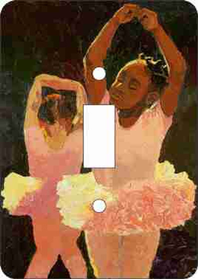 Pink Ballerinas Single Light Switch Cover--Dane Tilghman