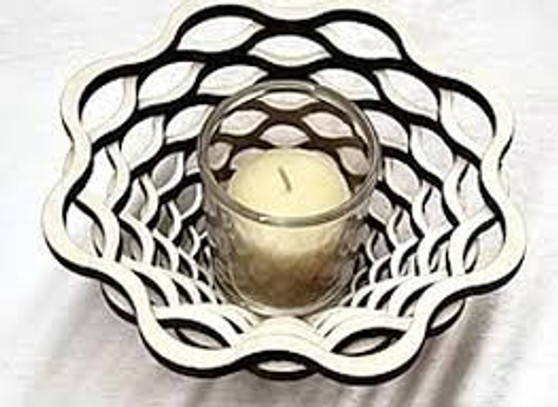 Basket 9" Votive--Baltic By Design