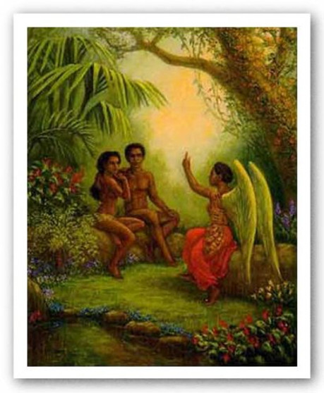 Adam and Eve --  Limited Edition Art Print -- Tim Ashkar