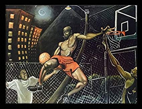 Midnight Slammin (Basketball) -- Art Print -- Tracy Andrews