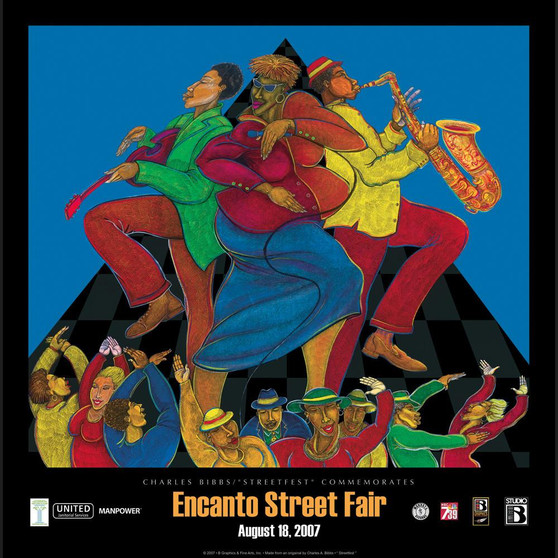 Street Fest Art Print--Charles Bibbs