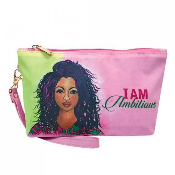 I Am Ambitious (AKA) Cosmetic Pouch--Sylvia "GBaby" Cohen