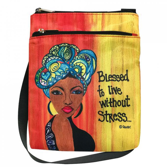 Blessed To Live Without Stress -- Travel Purse -- Sylvia "Gbaby" Phillips