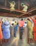 Angels in the Rafters (36 x 24in) Art Print - Sarah Jenkins