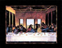Black Last Supper Art Print - Lionel Talaro
