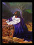 And He Prayed In The Garden Art Print - Hermon Woodall