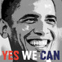 Barack Obama - Yes We Can Photo (12 x 12in) Art Poster