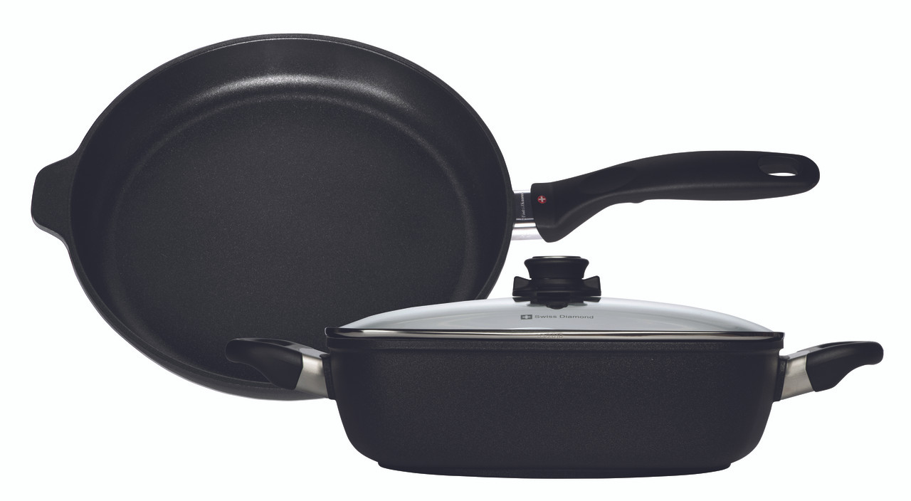 XD Induction 3 Pieces Set: Fry Pan 32CM & Casserole 28x28CM