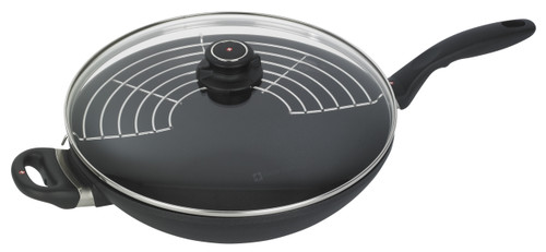 XD Induction Nonstick Wok with Lid 12.5" (32cm) - rack