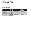 Wicklow Dummy Trim Handleset, Exterior Only, Satin Nickel (US15)