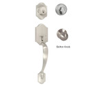 Wicklow Single Cylinder Handleset, Satin Nickel (US15)