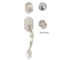 Wicklow Single Cylinder Handleset, Satin Nickel (US15)