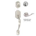 Wicklow Single Cylinder Handleset, Satin Nickel (US15)