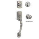 Katana Single Cylinder Handleset, Satin Nickel (US15)