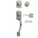 Katana Single Cylinder Handleset, Satin Nickel (US15)