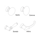 Briona Single Cylinder Handleset, Black (US19)