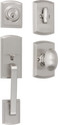 Visconti Single Cylinder Handleset, Satin Nickel (US15)