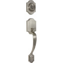 Chatham Single Cylinder Handleset, Satin Nickel (US15)