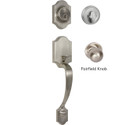Chatham Single Cylinder Handleset, Satin Nickel (US15)