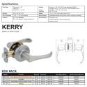 Kerry Entry Leverset, Satin Nickel (US15)