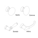 Sorado Full Plate Interior for Briona Handleset (Dummy), Satin Nickel (US15)