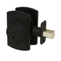 Single Cylinder Deadbolt Square, Black (US19)