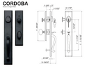 Cordoba Sandcast Dummy Handleset