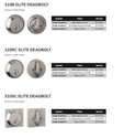 Elite Contemporary Round Deadbolt