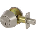 Single Cylinder Deadbolt, Satin Nickel (US15)