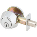 Single Cylinder Deadbolt, Polished Chrome (US26)