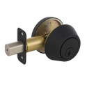 Single Cylinder Deadbolt, Black (US19)