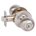 Fairfield Entry Knobset, View Pack, Satin Nickel (US15)