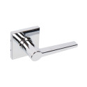 Tulina Interior Lever with Square Trim, Polished Chome (US26)