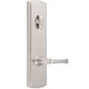 Briona Single Cylinder Handleset, Satin Nickel (US15)