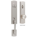 Briona Single Cylinder Handleset, Satin Nickel (US15) Briona Single Cylinder Handleset, Satin Nickel (US15)