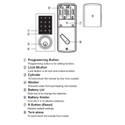 KP300 Electronic Touchscreen Deadbolt US15