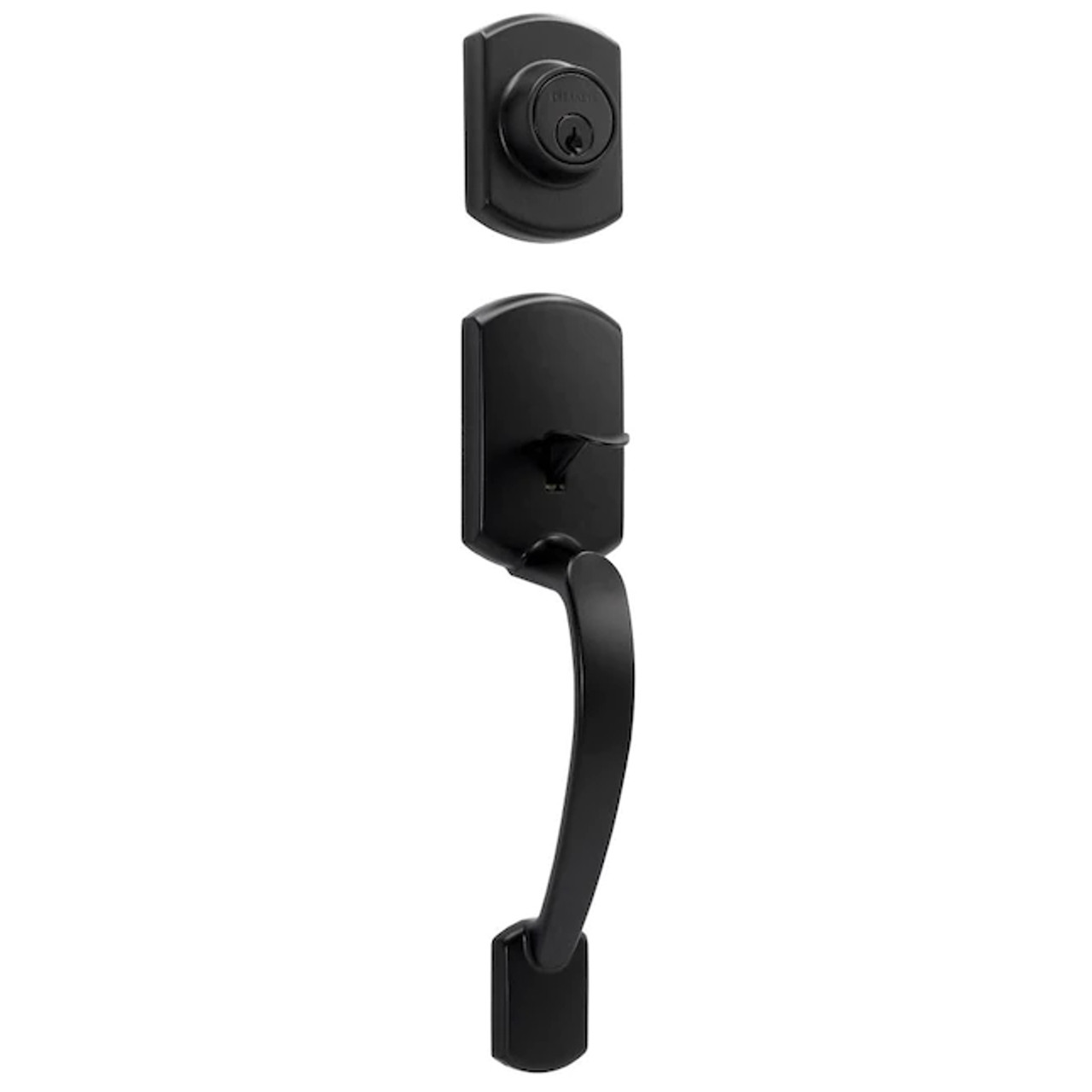 Katana Single Cylinder Handleset, Black (US19) - Delaney