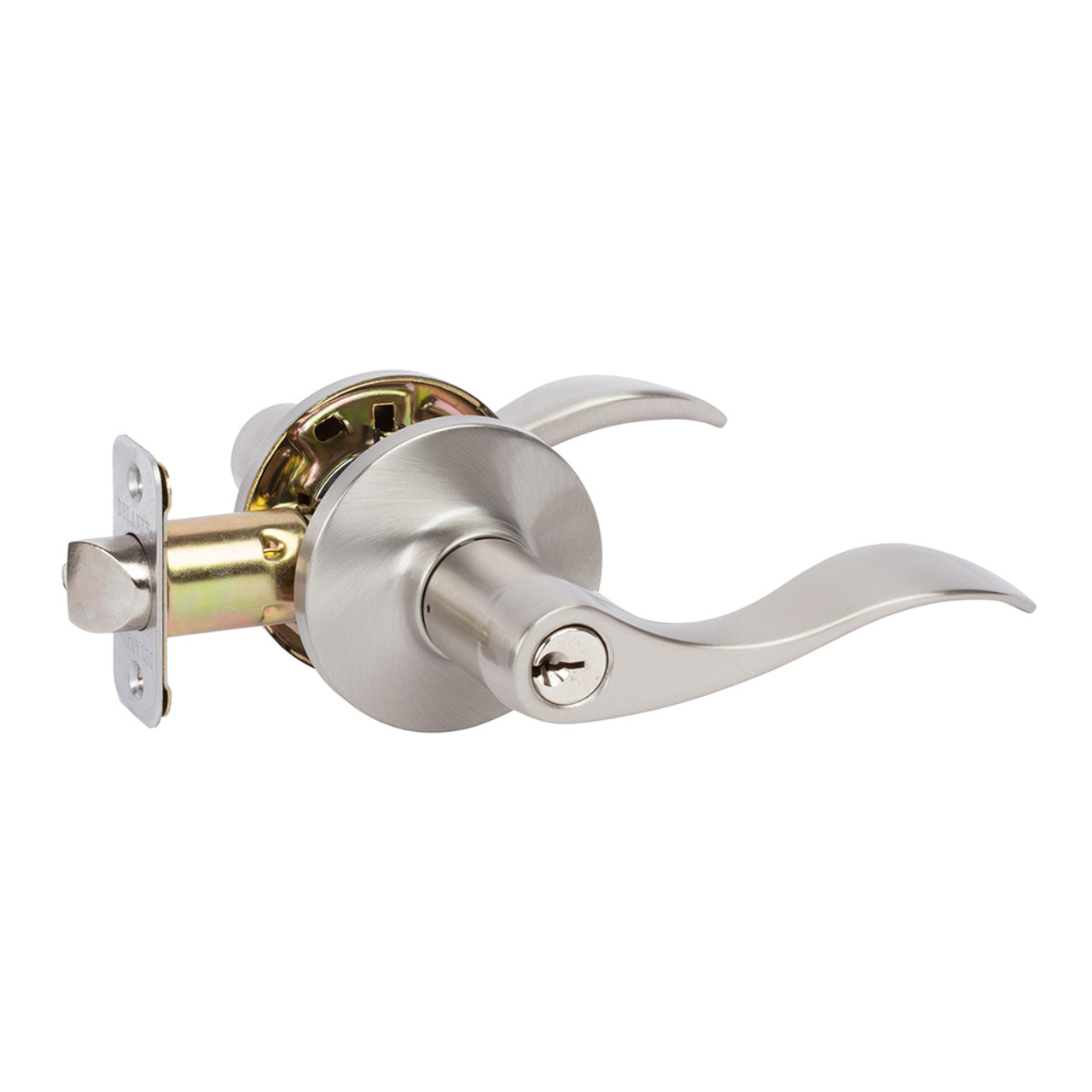 1 / 5 satton⭐︎ Logan Entry Leverset, Satin Nickel (US15) - Delaney Hardware