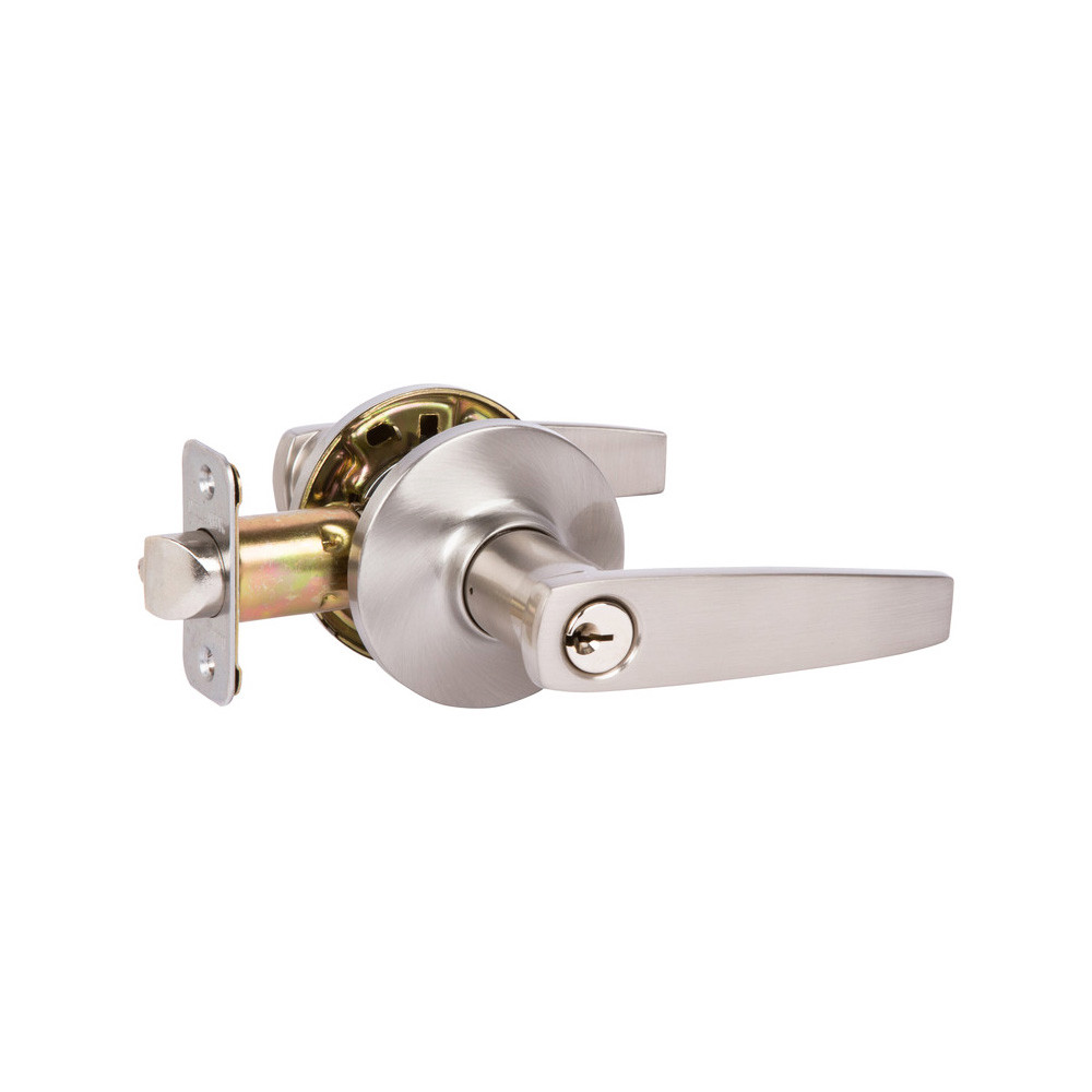Milton Entry Leverset, Satin Chrome (US26D) - Delaney Hardware