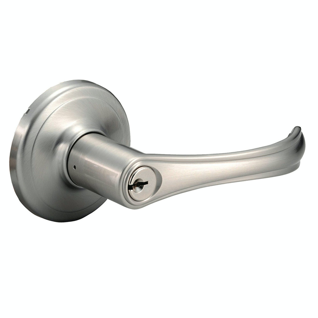 Voncet Entry Leverset, View Box,Satin Nickel (US15) - Delaney Hardware
